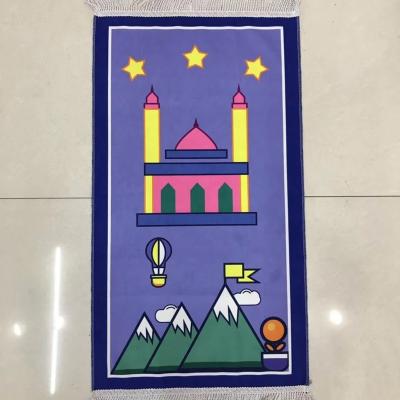 China Cartoons Prayer Rug For Kids Kids Carpet Worship Blanket Prayer Blanket for sale