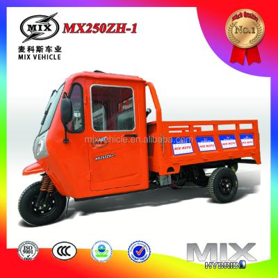 China Cargo Lifan 250cc closed carbin cargo motor tricycle expert from China loading for sale