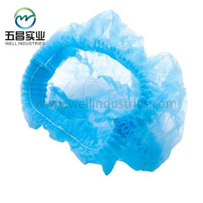 China Protective Crowd Medical Cap, Band Surgical Cap, Disposable Nonwoven Crowd Cap for sale