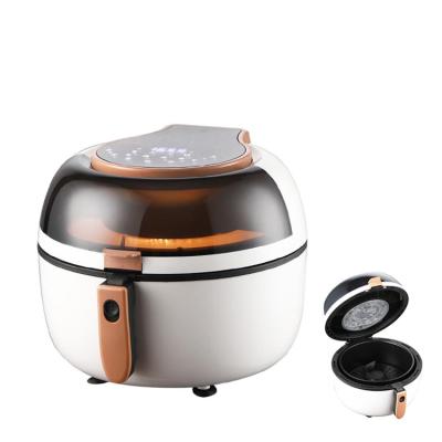 China Hotel Air Fryer 7L Capacity Automatic Pressure Cooker Digital Control Air Deep Fryer Oil Free For Restaurants for sale