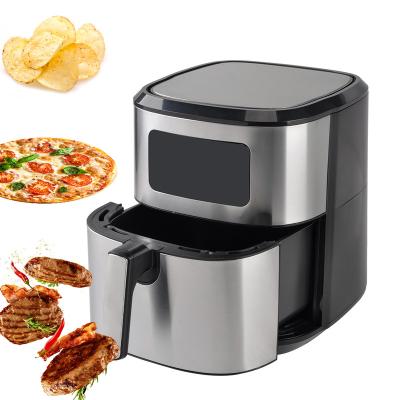 China Hotel 5.5L-7.7L Stainless Steel Air Fryer Air Housing Oil Free Fryer for sale