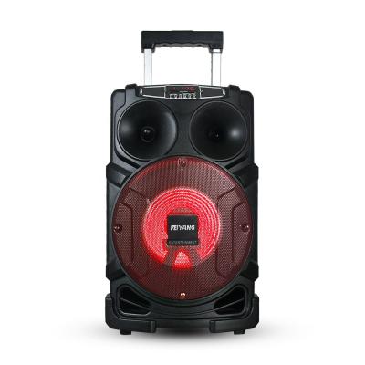 China No Feiyang USB Player BT Speaker TWS Wireless Portable Trolley PA Party Karaoke Dance Karaoke Dance Speaker FG08-01 for sale