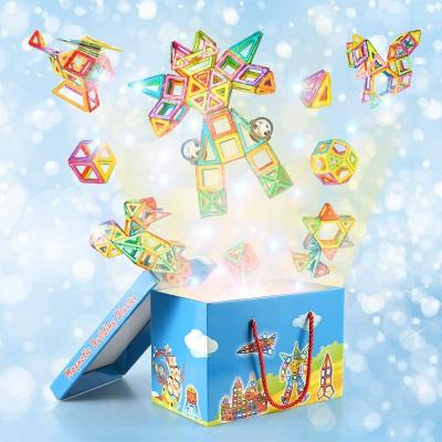 China Toy House Block Modern Novel Design Safety Kindergarten Tiles Building Blocks Children Educational Magnetic Toys for sale