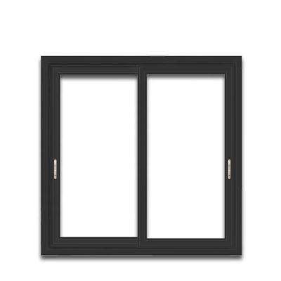 중국 Aluminum Alloy Folding Matt Black Profile Reflective Glass Windows Sliding Screen Windows 판매용