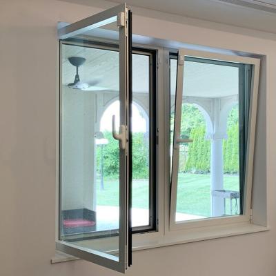 China Popular NFRC Screen Energy Saving Window European Style Casement Windows Double Glazed Aluminum Window for sale