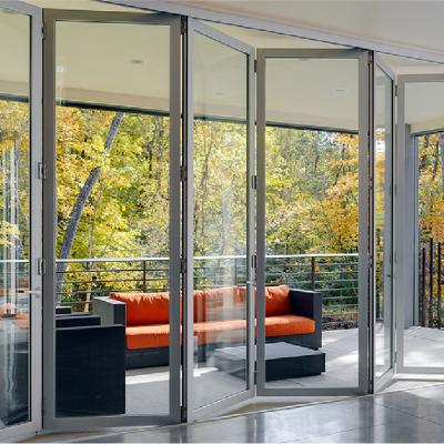 Κίνα American Standard Thermal Cut Screen NFRC Aluminum Profile Interior Door Folding Folding Aluminum Accordion Doors προς πώληση