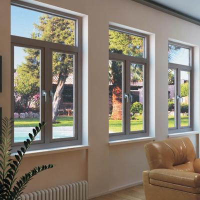 China Argon Gas Proof Passive Sound French Casement Window Double Screen Glazed Tempered Glass House Windows Windows à venda