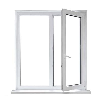 China Swing Quality Windows UPVC Profile Living Room Windows Single Glass Casement Windows à venda