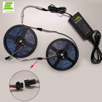 China High CRI 93 LANDSCAPE 24VDC RGB CCT 5 Chips Flexible LED Color Changing Adjustable White 5050 Non Waterproof Led Strip Light for sale