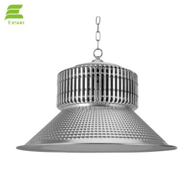 China Warehouse 13500 High Lumens 120 Corner Illumination Cooling Fins Warm White Aluminum Wide Side Led High Bay Light 150W for sale