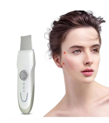 China Personal Portable Ion Vibration Skin Scrubber Deeply Pore Remover Ultrasonic Facial Massage Dead Skin Peeling Beauty Device for sale