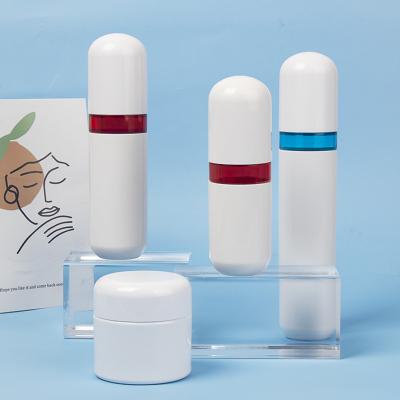 China Popular Cosmetic Liquid PET Customized Cute Plastic Bottle With Pump for sale