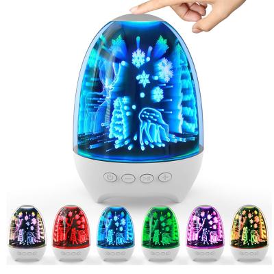 China Radio For Gift Promotional Outdoor Portable Touch Color Changing Waterproof Mini Music Wireless Speaker For Smartphone for sale