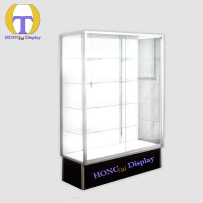 China Smoke Shop/Retail Shop Retail Store Boutique Display Cabinet Aluminum Frame Sliding Glass Door Wooden Display Cases for sale