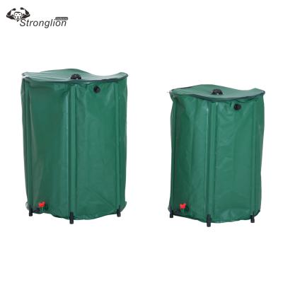 China Anti-UV Collapsible Heavy Duty PVC Rain Barrel Water Tank For Water Collection for sale