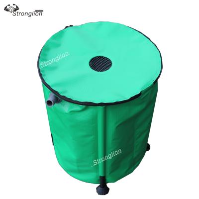 China Gather Waterproof Collapsible Rainwater PVC Tarpaulin Barrel Rainwater Barrel for sale