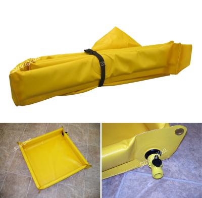 China Secondary Size L-Bracket Oil Spill Protection Containment Berm Spill Retainer 13.5