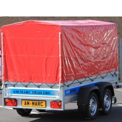 China Waterproof High Tear Strength PVC Tarpaulin Cargo Trailer Cover for sale