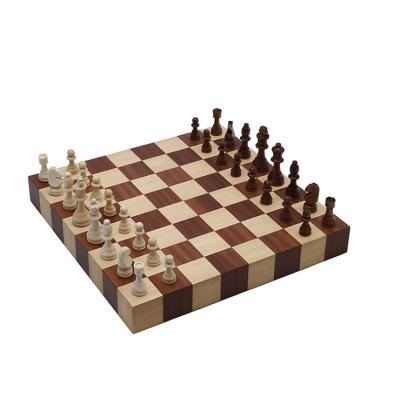 China Chess Game Competition or Puzzle Game Custom Colored Educational 2 in 1 Wooden Chess Board and Pieces Set Gifts for Kids and Adults for sale