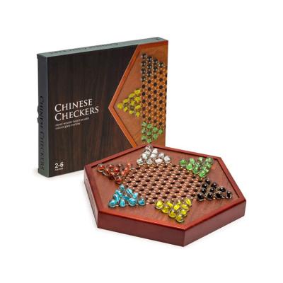 China Chinese Chess Set Competition or Antique Premium Quality Wooden Puzzle Game Factory Suppliers with Marbles Box Set for sale