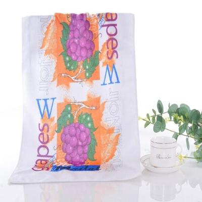 China Strong Durable Kitchen Towel Water Absorption Printing Dish Cloth Weave Thick 100% Cotton Tea Towel Towels for sale