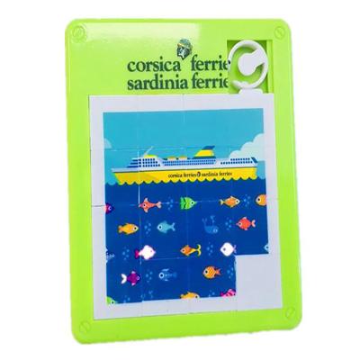 China Cartoon Toy Hot Selling Product Children Toy Plastic Sliding Block Educational Puzzle for sale