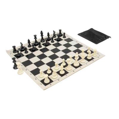 China ABS Rubber New Product Design Puzzle Chess Game Set With Regular Chess Pieces for sale