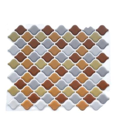 China Modern Waterproof Peel and Stick Kitchen Mosaic Wall Tile PVC/PET 3d Home Decoration Ceramic Epoxy Wallpaper Sticker for sale