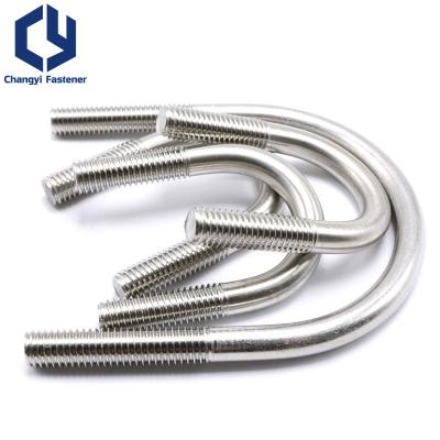 China Stainless Steel Stainless Steel Bolts SS304 U Type Bolt With Nuts And Washers for sale