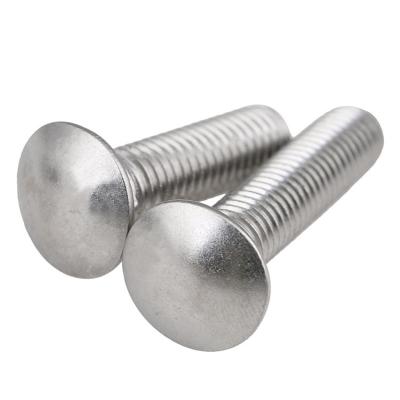 China Stainless Steel SS304 SS316 Mushroom Square Neck Head Carriage Bolts for sale