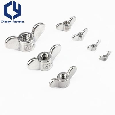 China Heavy Industry M4 304 Stainless Steel Marine Lifting Butterfly Nut Wing Nut Fasteners for sale