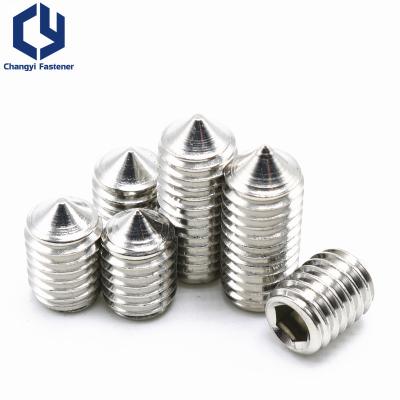 China DIN916 Stainless Steel Factory Price Stainless Steel Hex Socket Cup Point Set Screw for sale