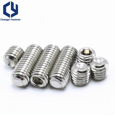 China 304 stainless steel set screw din916 hex grub screw M1.2 for sale