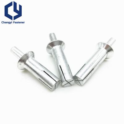 China Stainless Steel 1/4 1/2 3/8 Stainless Steel Aluminum Steel Rivets Keyway With EPDM Seal Speed ​​Pin Rivet Hammer Drive Rivets for sale