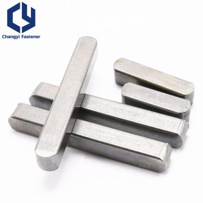 China DIN6885 Stock Galvanized Stainless Steel Machine Key Parallel Keys Flat Key for sale