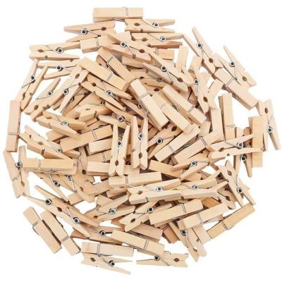 China Europe Tending Products 2020 Hot Wholesale Wooden Clothespin Note Clip for sale