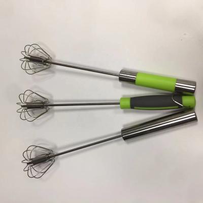 China Easy Clean Home Kitchen Stainless Steel Wonder Semi-automatic Beater Viable Mixing and Stirring for Egg Beater for sale