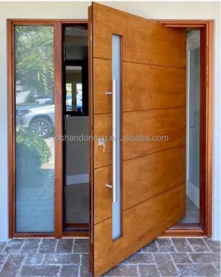 China Electric Fancy Magnetized Wooden Door Windproof Front Door Mesh Fingerprint Bug Bug Free Pivot From Saint Martin for sale