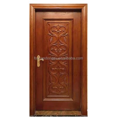 China Hot Selling Modern Design Anti-theft Made in China Cheap Waterproof White Interior Bedroom MDF Wooden Door for sale