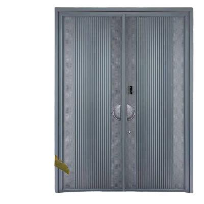 China Luxury Fire Protection Metal Front Stainless Steel Door House Exterior Doors Luxury Steel Security Best for sale