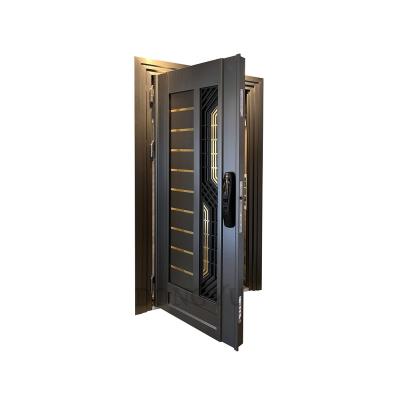 China Reasonable price type new stainless steel door wrought iron door fire protection double doors for sale