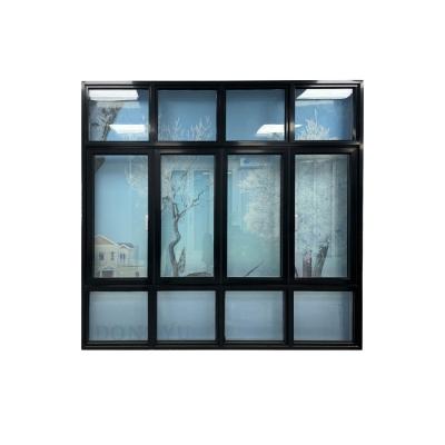 China Magnetic Glass Aluminum Screen Window Sliding Pleat Window Aluminum Fold Up Casement Windows for sale