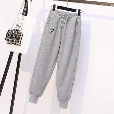 China New Fashion Sports Pants Summer Black-Gray QUICK-DRY Women High-waisted Slim Legs Loose Slim Pants for sale