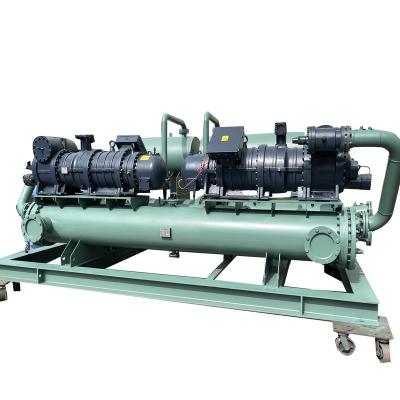 China Hotels PLC Water Cooled Screw Chiller High Accuracy Water Chiller System for sale