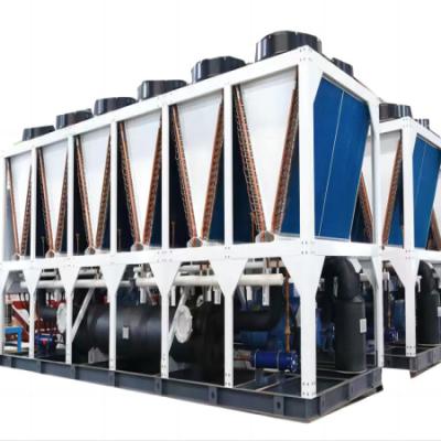 China Hotels PLC Air Cooled Screw Chiller Compressor For Food And Beverage Plant for sale