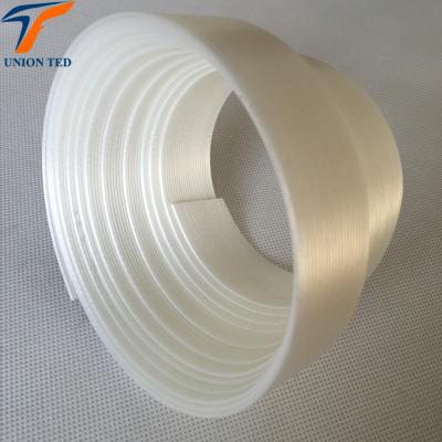 China Manual Wrapping 16mm BS 680KGS 850M Per Roll Wrapping Composite Polyester Rope Strap For Yarn Loop for sale