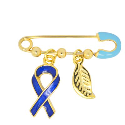 China Safety Pin Metal Brooch Pin Stroller Gold Safety Pi Newborn Boy Amulet, Good Luck Pin, Safety Pins with Logo for sale