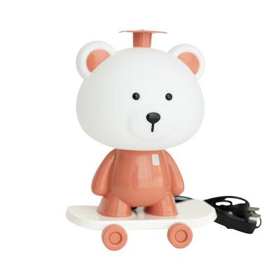 China Cartoon Novelty Child Gifts Kawaii Pink Bear Led Night Light Animal Cartoon Indoor Decorative Lamp For Children for sale