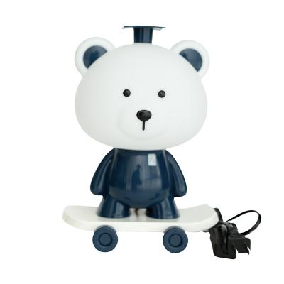 China Cute Baby Kid Cartoon Bear Desk Table Lamp Sleep Bedroom LED Glow Portable Nursery Night Light Essential for sale