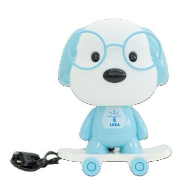 China Eye Care Amazon Top Selling Room Decoration Led Friendship Switch Lamp Plastic Plug In Puppy Night Light Reading for sale